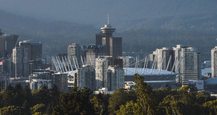 Image of Downtown Vancouver from Queen Elizabeth park