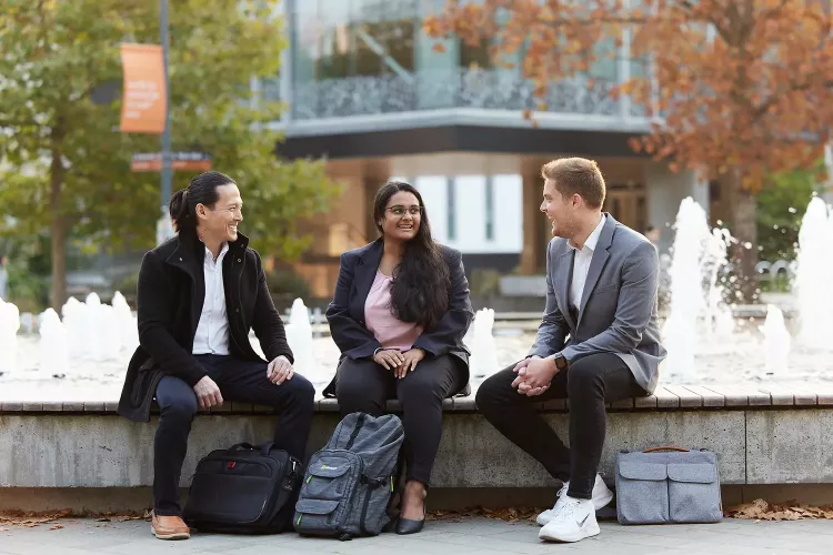 UBC Sauder students campus