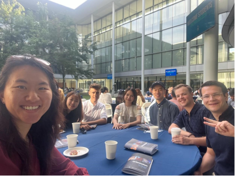 From left to right: me, Doris Wen, Lukas Oldenschläger, Loraine Li, Lawrence Lin, Ben Isaac, and Robert Moukabary. 